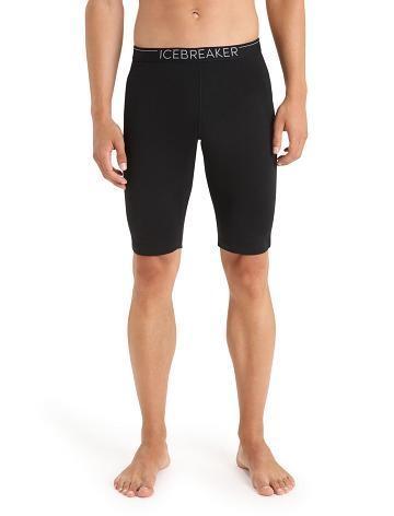 Black Icebreaker Merino 200 Oasis Thermal Shorts Men's Base Layers | AU 1379GSOL